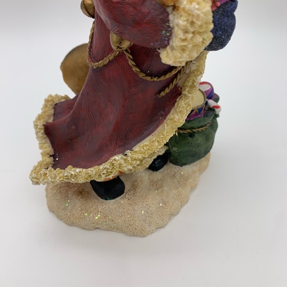 YOUNGS INCORPORATED Christmas Santa With Reindeer & Toys Statue Figurine 8.5” - Picture 4 of 12